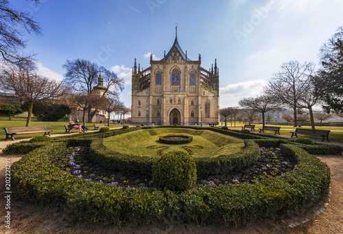 Cathedral St.Barbara in Kutna Hora, Czech republic photo