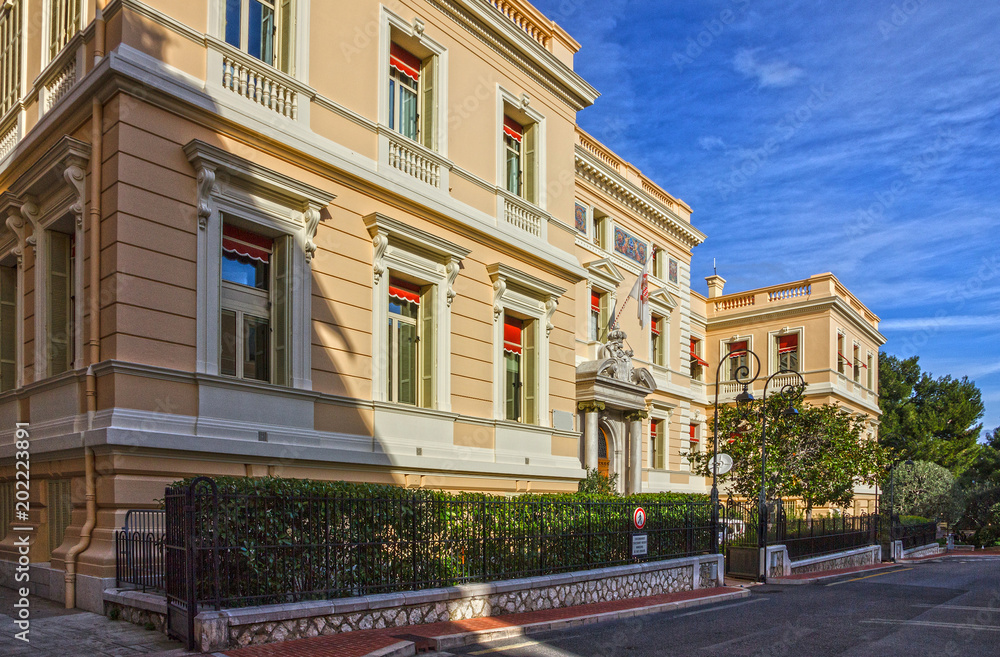 Monaco and Monte Carlo principality town view