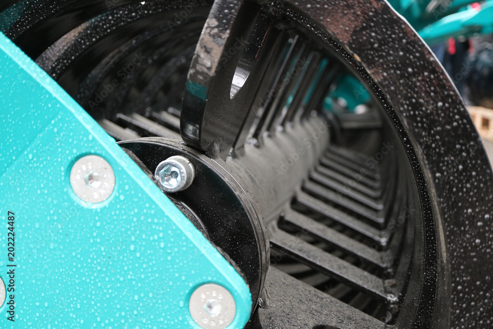Obraz premium Plough. Harrow. Cultivator.