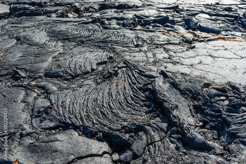 old lava flow at the kilauea volcano on big island of hawaii © amarok17wolf