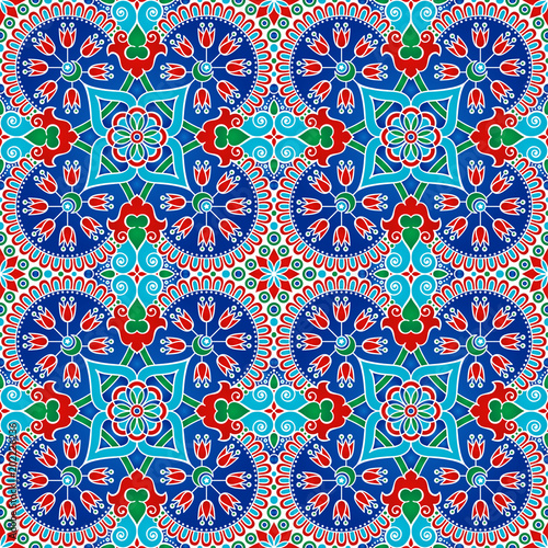 Canvas Print turkish seamless pattern