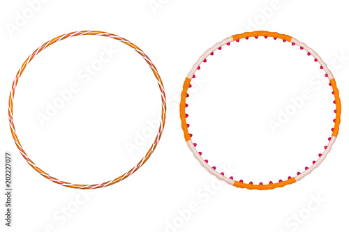 The hula Hoop isolated on white background