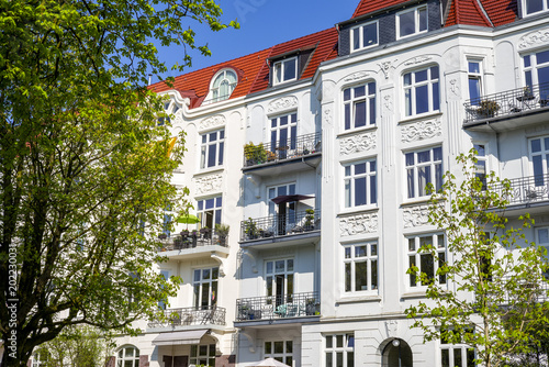 Altbaugebäude in Hamburg, Deutschland