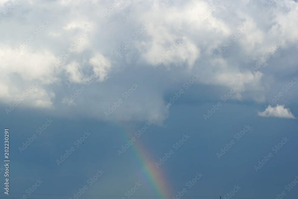 sky and rainbow sky and rainbow