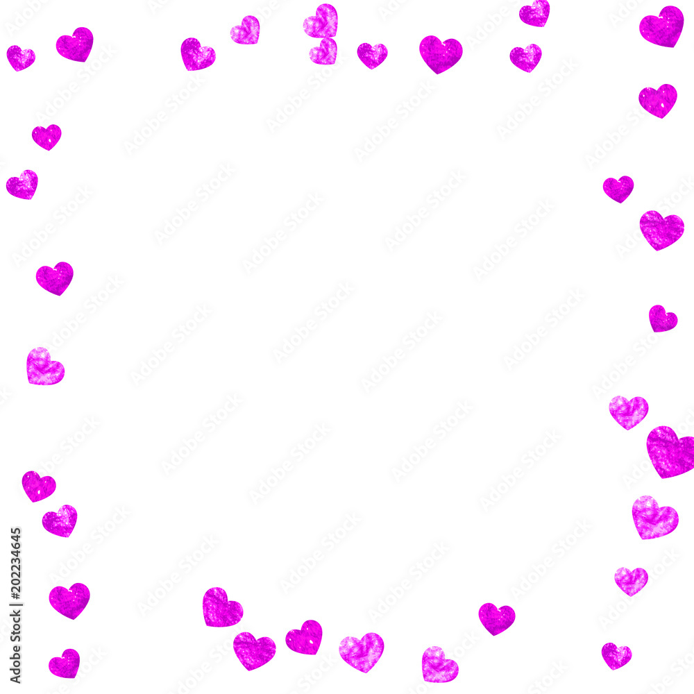 Mother's day background with pink glitter confetti. Isolated heart symbol in rose color. Postcard for mother's day background. Love theme for poster, gift certificate, banner. Women holiday Mother's day background with pink glitter confetti. Isolated heart symbol in rose color. Postcard for mother's day background. Love theme for poster, gift certificate, banner. Women holiday