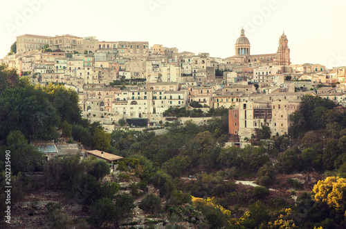 The view on Ragusa town, Sicily, Italy. © Oleg Podzorov