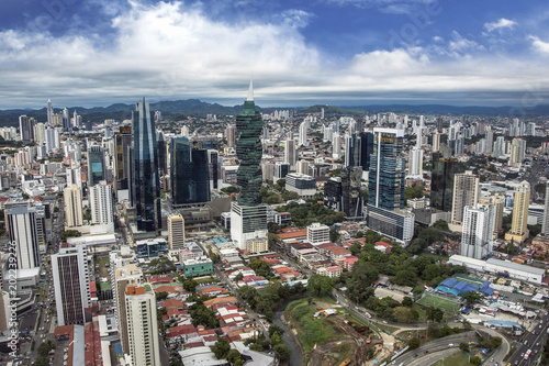 Aerial View from Panama City in Panama