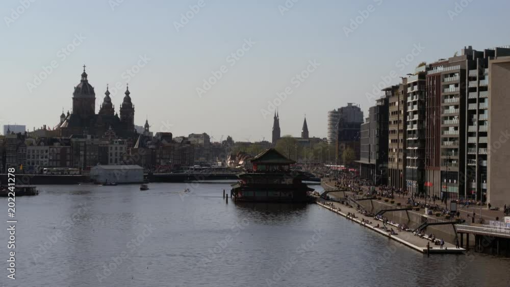 Amsterdam Oosterdok Sae Palace panorama Amsterdam Oosterdok Sae Palace panorama