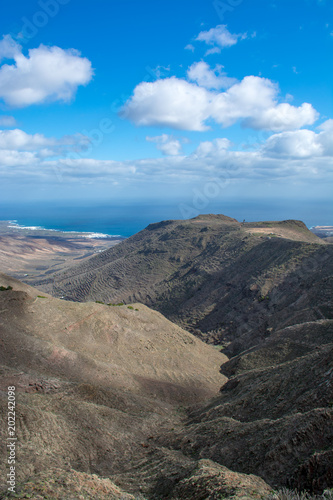 Beautiful Lanzarote island landscape  Canary  Spain  vacation destination