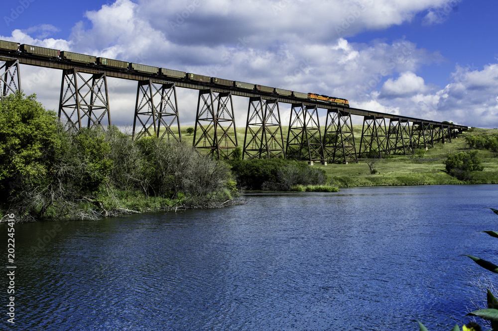 custom made wallpaper toronto digitalTrain Bridge Over The Valley