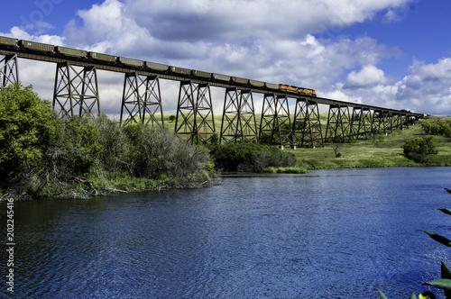 Wallpaper Mural Train Bridge Over The Valley Torontodigital.ca