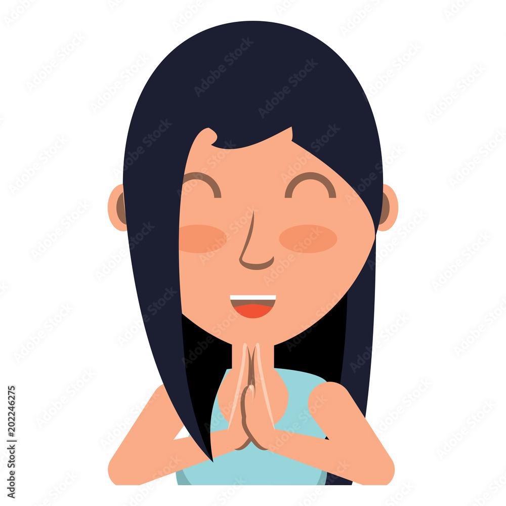 cartoon woman icon over white background, colorful design. vector illustration cartoon woman icon over white background, colorful design. vector illustration
