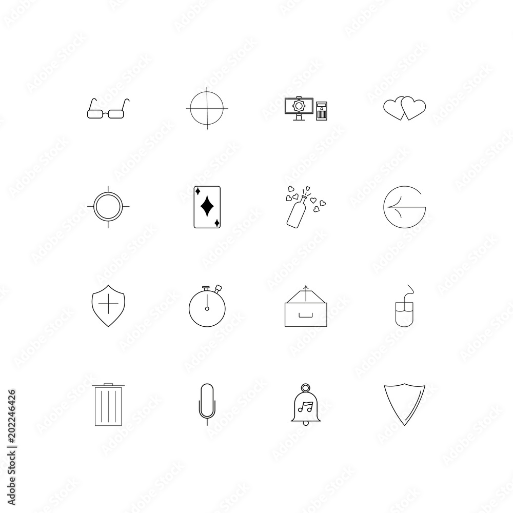 Lifestyle simple linear icons set. Outlined vector icons Lifestyle simple linear icons set. Outlined vector icons