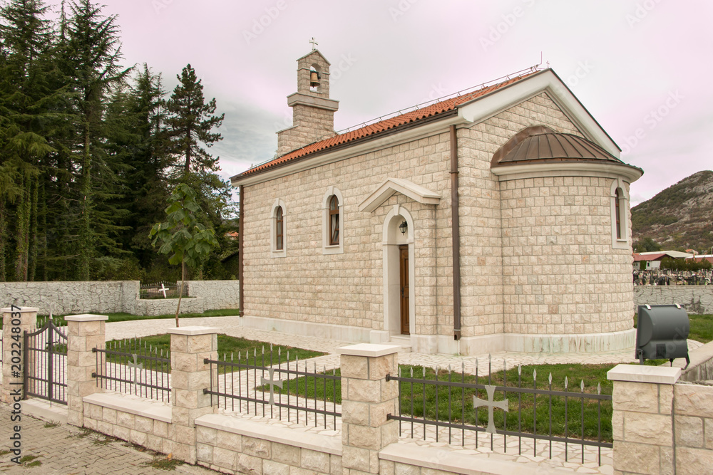 Montenegrin Orthodox Church in the city of Cetinje, Montenegro