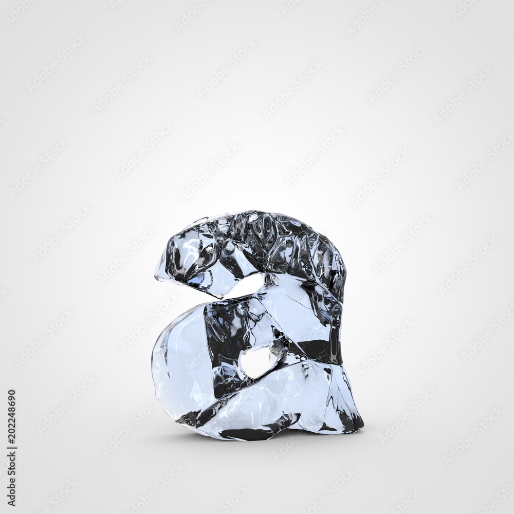 Ice letter A lowercase isolated on white background. Ice letter A lowercase isolated on white background.