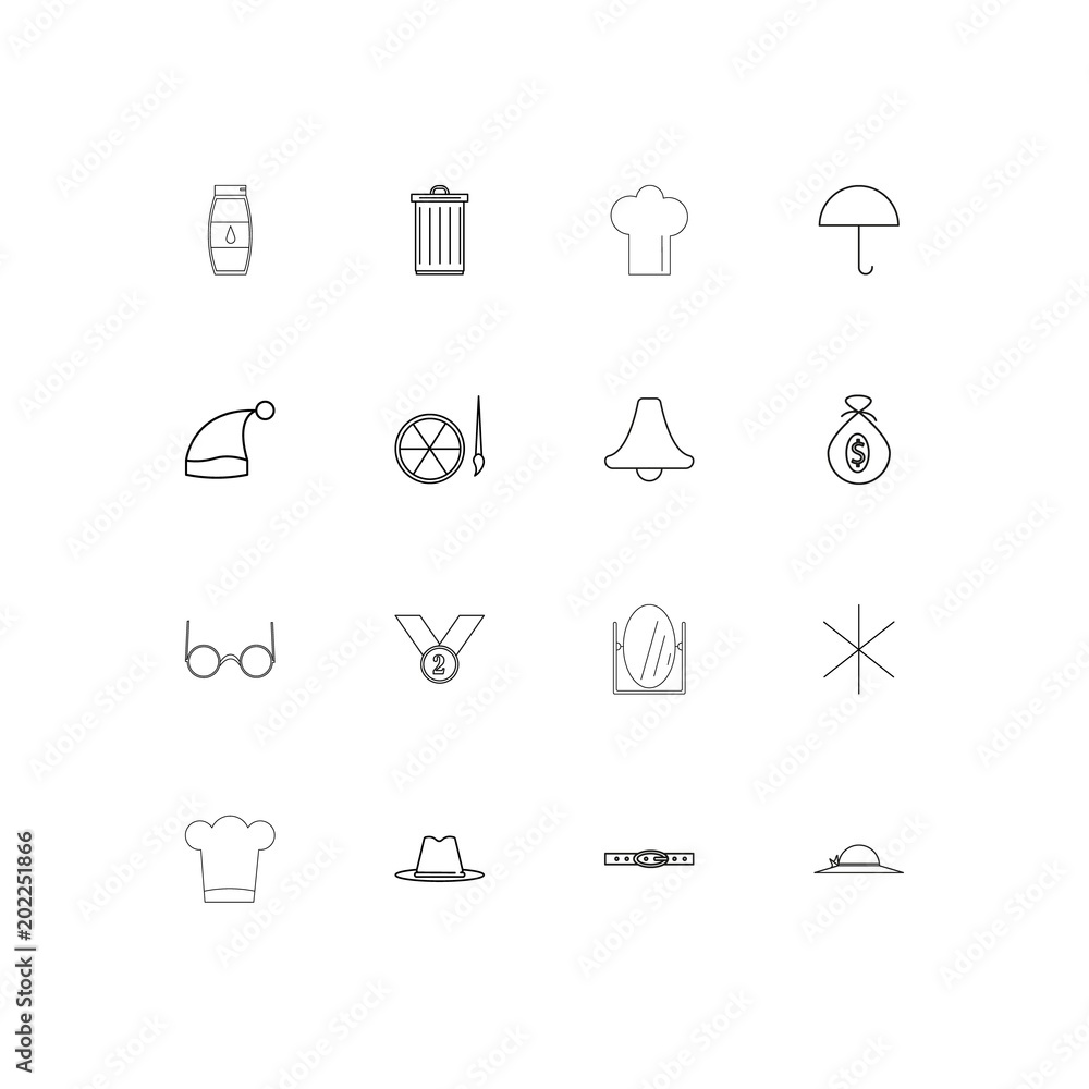 Beauty Dress And Clothes simple linear icons set. Outlined vector icons Beauty Dress And Clothes simple linear icons set. Outlined vector icons