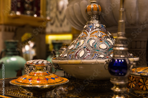 Canvas Print Luxury Tangine in the Medina Marrakesh