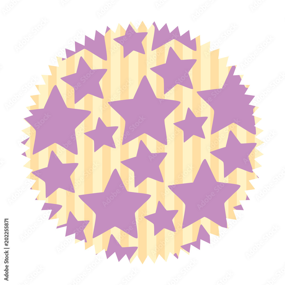 seal stamp with stars design over white background, colorful design. vector illustration seal stamp with stars design over white background, colorful design. vector illustration