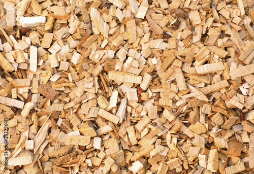 Картината върху платно Wood chips of alder-tree for smoking or recycle