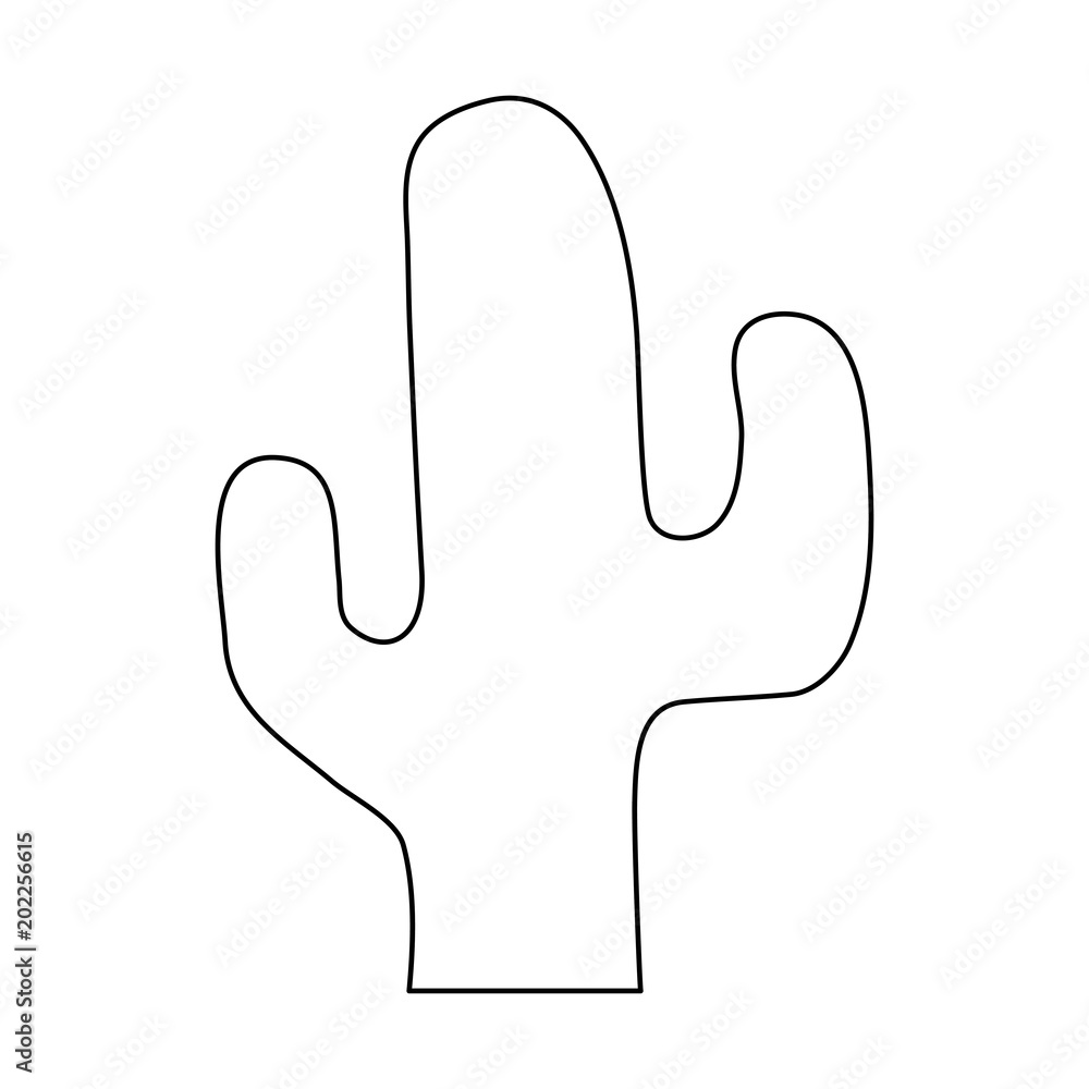cactus icon over white background, vector illustratration cactus icon over white background, vector illustratration