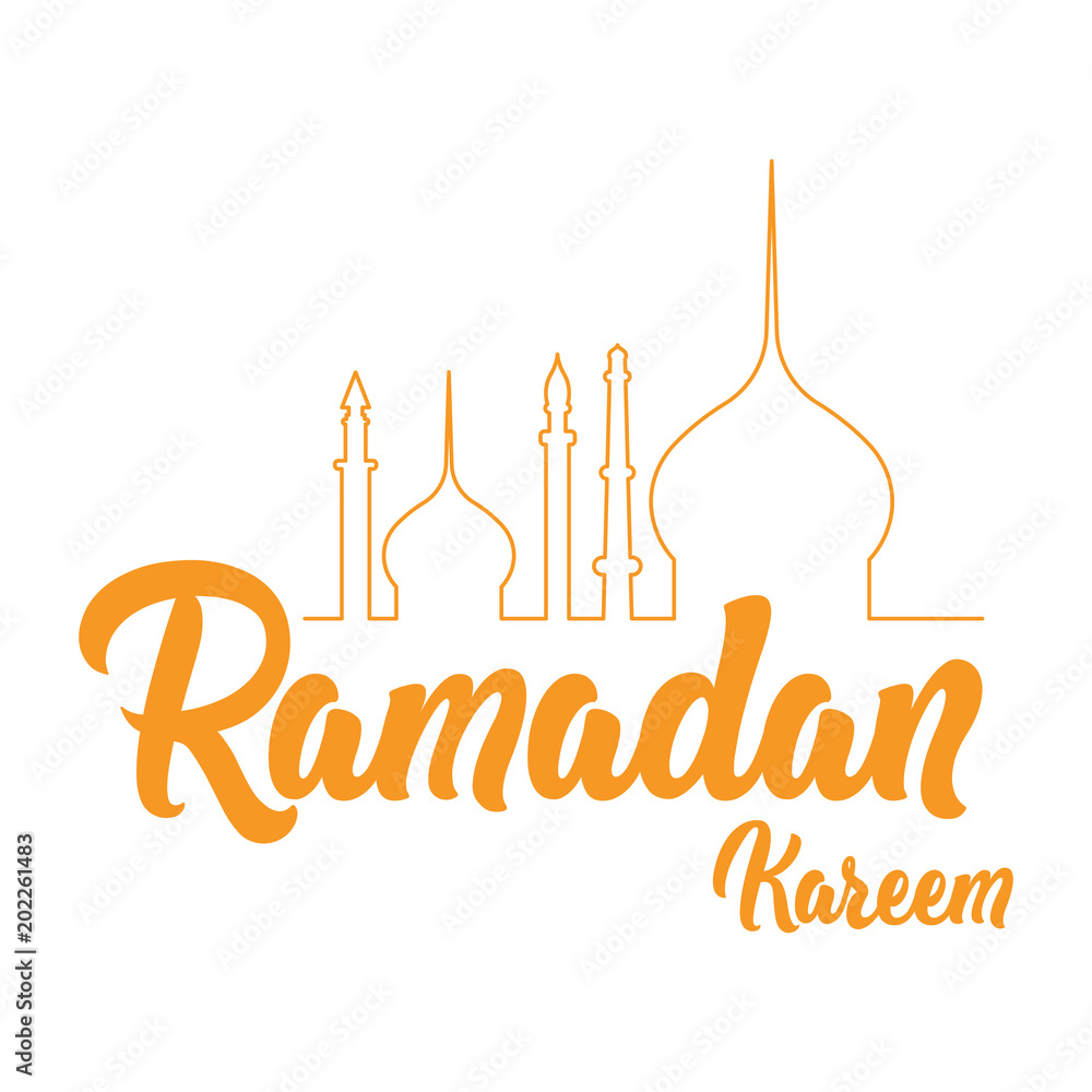 Obraz premium Ramadan kareem graphic design