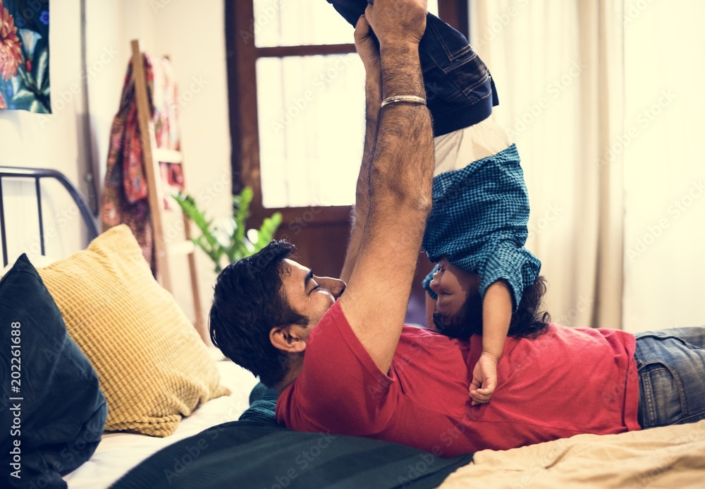Obraz premium A happy Indian family