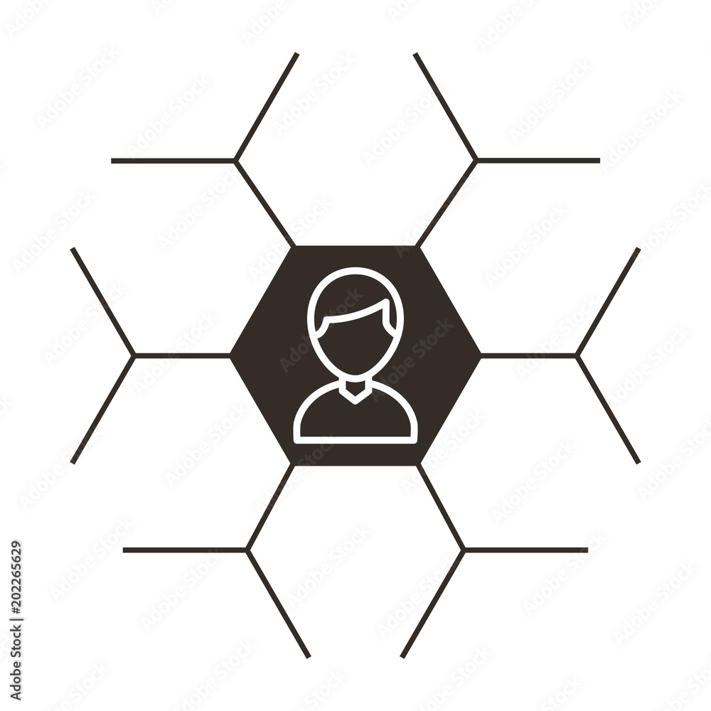 user avatar character icon vector illustration design