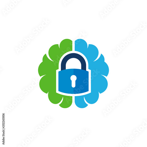 Security Brain Logo Icon Design