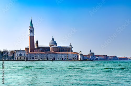 The church of San Giorgio Maggiore on Isola San Giorgio, Venice