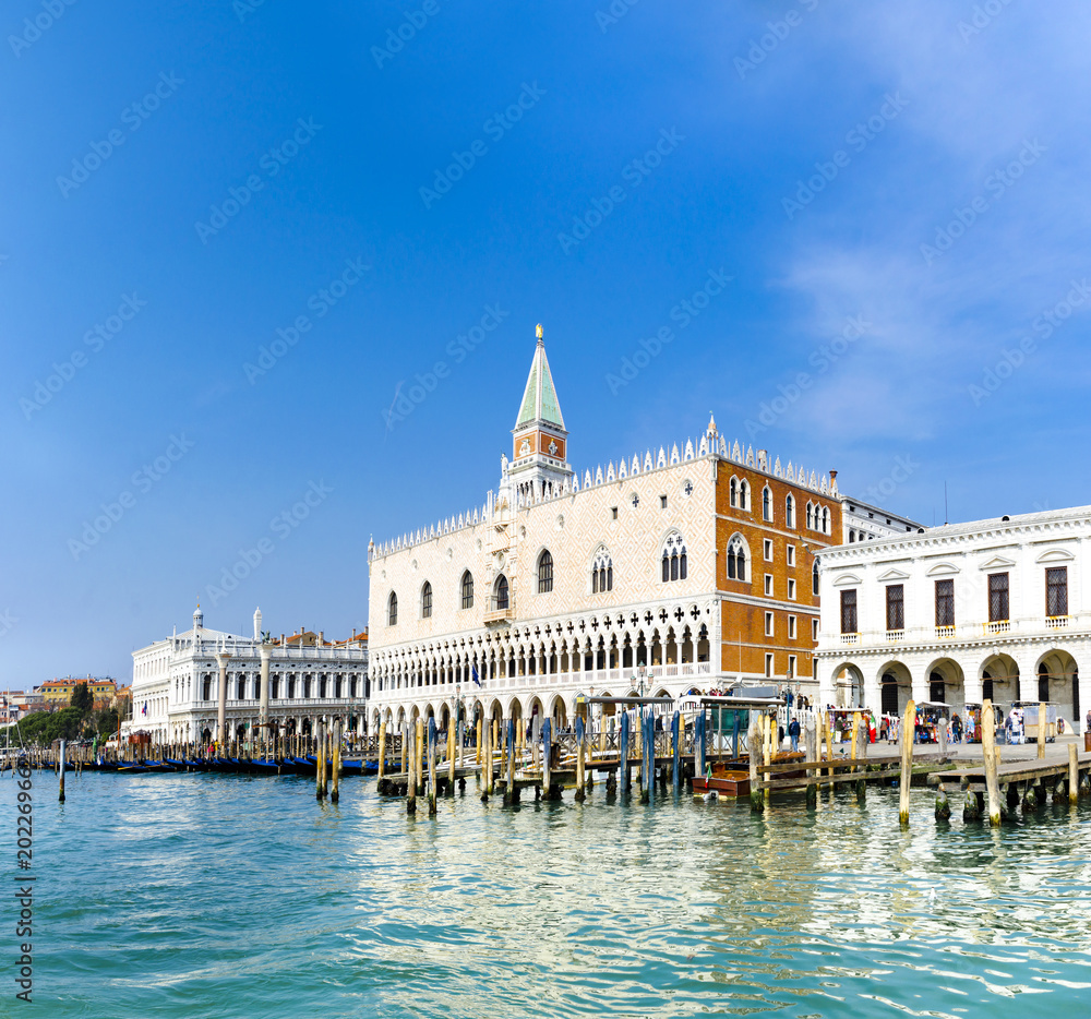 Piazza San Marco and The Doge’s Palace. Venice, Italy