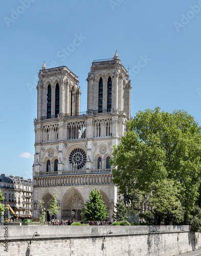 facade of Notre-Dame de Paris