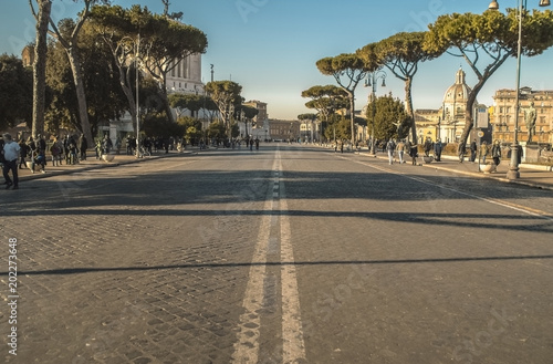 Road near Imperial Forum, Rome