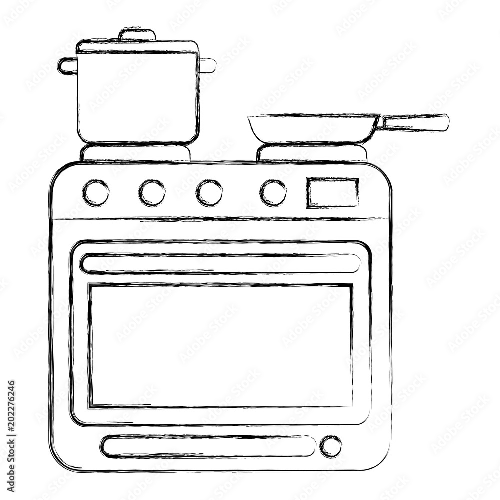 One single line drawing of microwave oven stove home appliance Electricity  kitchenware tools concept Dynamic continuous line graphic draw design  illustration 3510524 Vector Art at Vecteezy