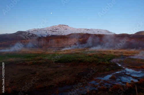 Geysir landscape Iceland