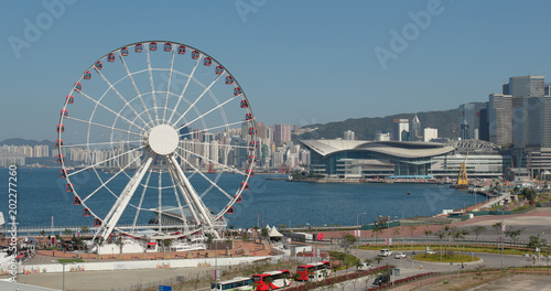Ferris Wheel in Hong Kong