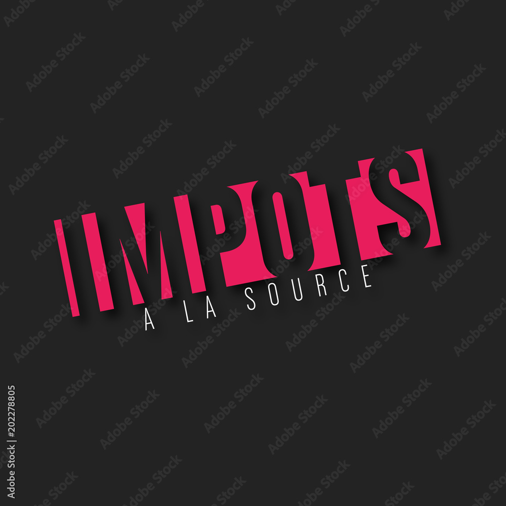 impôts à la source