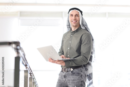 Muslim businessman in tradi...