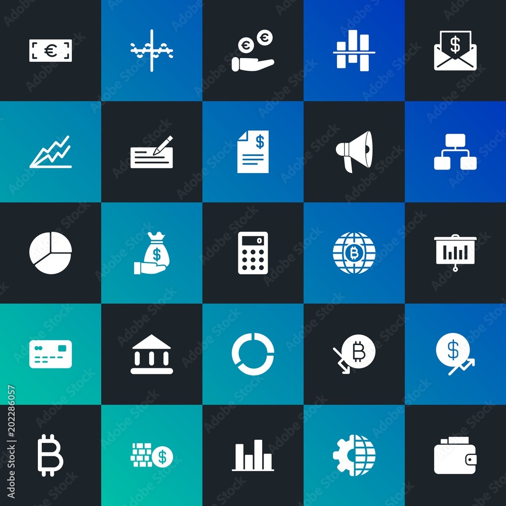 Modern Simple Set of business, money, charts Vector fill Icons. Contains such Icons as concept, cash, bill, graph, action and more on dark and gradient background. Fully Editable. Pixel Perfect. Modern Simple Set of business, money, charts Vector fill Icons. Contains such Icons as concept, cash, bill, graph, action and more on dark and gradient background. Fully Editable. Pixel Perfect.