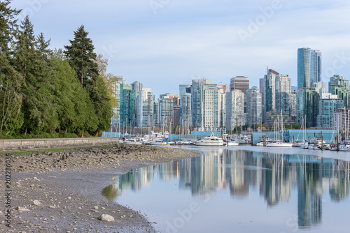 Coal Harbour in downtown Vancouver, British Columbia