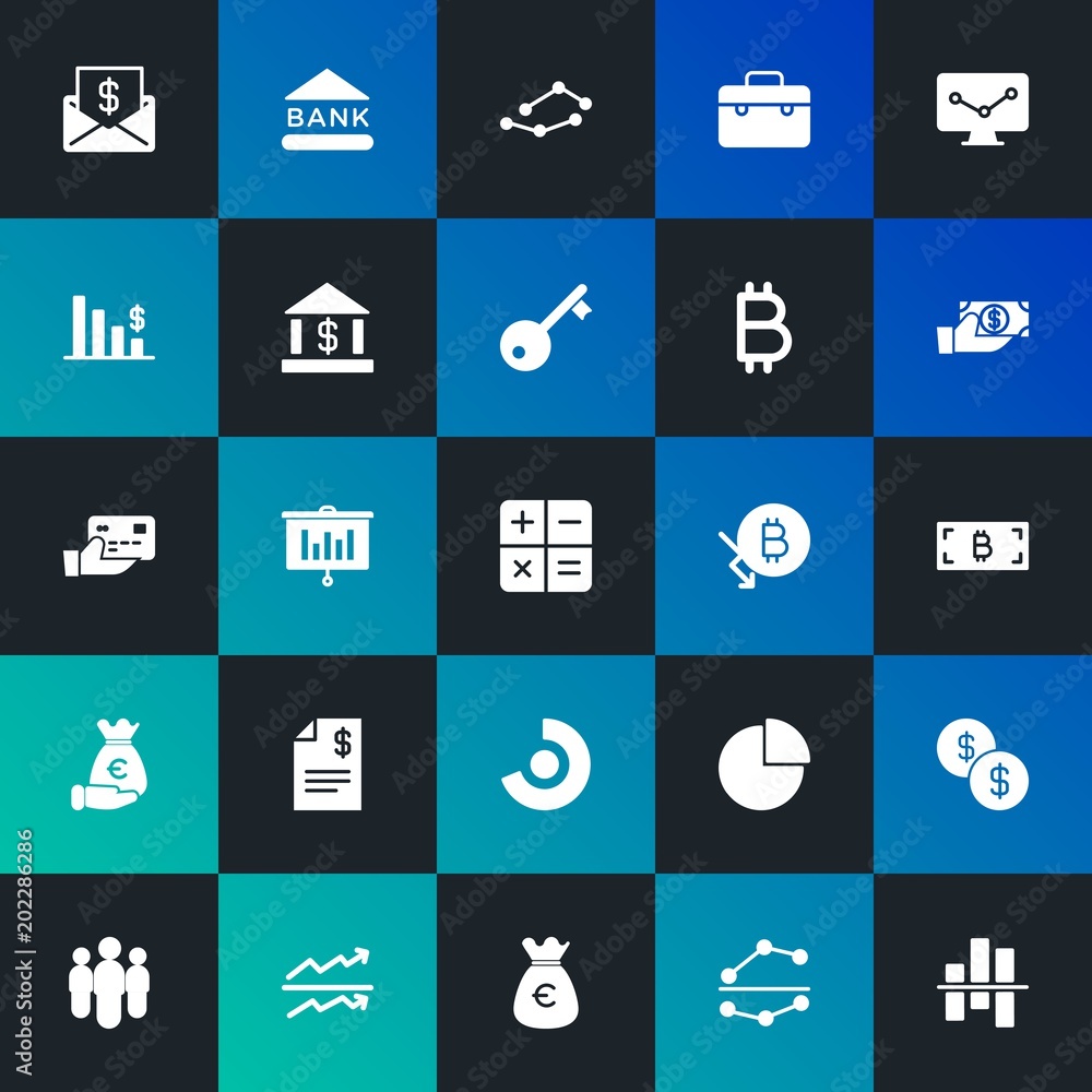 Modern Simple Set of business, money, charts Vector fill Icons. Contains such Icons as report, stock, dots, usd, currency and more on dark and gradient background. Fully Editable. Pixel Perfect. Modern Simple Set of business, money, charts Vector fill Icons. Contains such Icons as report, stock, dots, usd, currency and more on dark and gradient background. Fully Editable. Pixel Perfect.