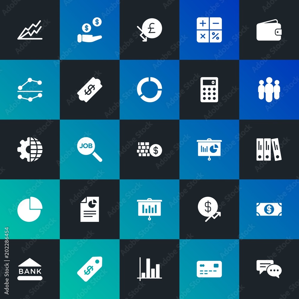 Modern Simple Set of business, money, charts Vector fill Icons. Contains such Icons as usd, graph, currency, speech, retail and more on dark and gradient background. Fully Editable. Pixel Perfect. Modern Simple Set of business, money, charts Vector fill Icons. Contains such Icons as usd, graph, currency, speech, retail and more on dark and gradient background. Fully Editable. Pixel Perfect.