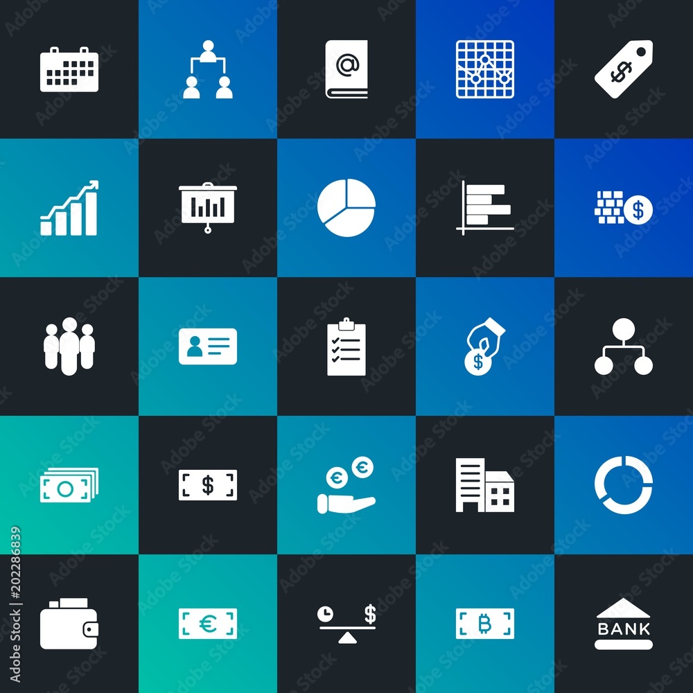 Modern Simple Set of business, money, charts Vector fill Icons. Contains such Icons as time, clock, pie, message, month, id and more on dark and gradient background. Fully Editable. Pixel Perfect. Modern Simple Set of business, money, charts Vector fill Icons. Contains such Icons as time, clock, pie, message, month, id and more on dark and gradient background. Fully Editable. Pixel Perfect.
