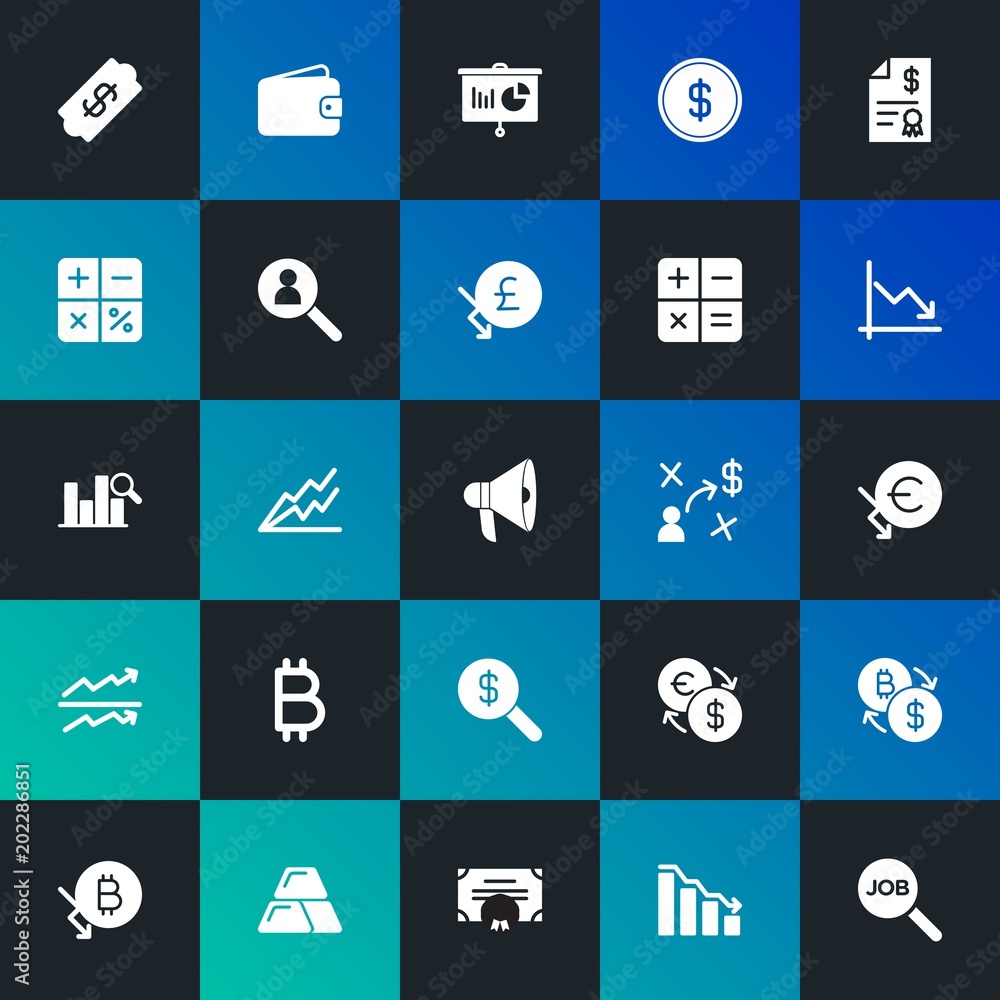 Modern Simple Set of business, money, charts Vector fill Icons. Contains such Icons as exchange, wealth, job, business, bar and more on dark and gradient background. Fully Editable. Pixel Perfect. Modern Simple Set of business, money, charts Vector fill Icons. Contains such Icons as exchange, wealth, job, business, bar and more on dark and gradient background. Fully Editable. Pixel Perfect.