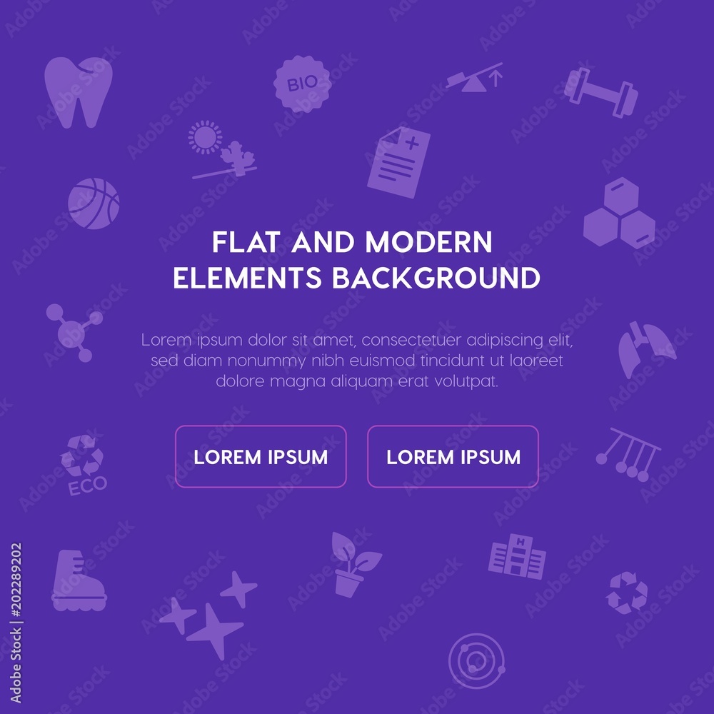health, science, sports, nature fill vector icons and elements background concept on purple background.Multipurpose use on websites, presentations, brochures and more health, science, sports, nature fill vector icons and elements background concept on purple background.Multipurpose use on websites, presentations, brochures and more