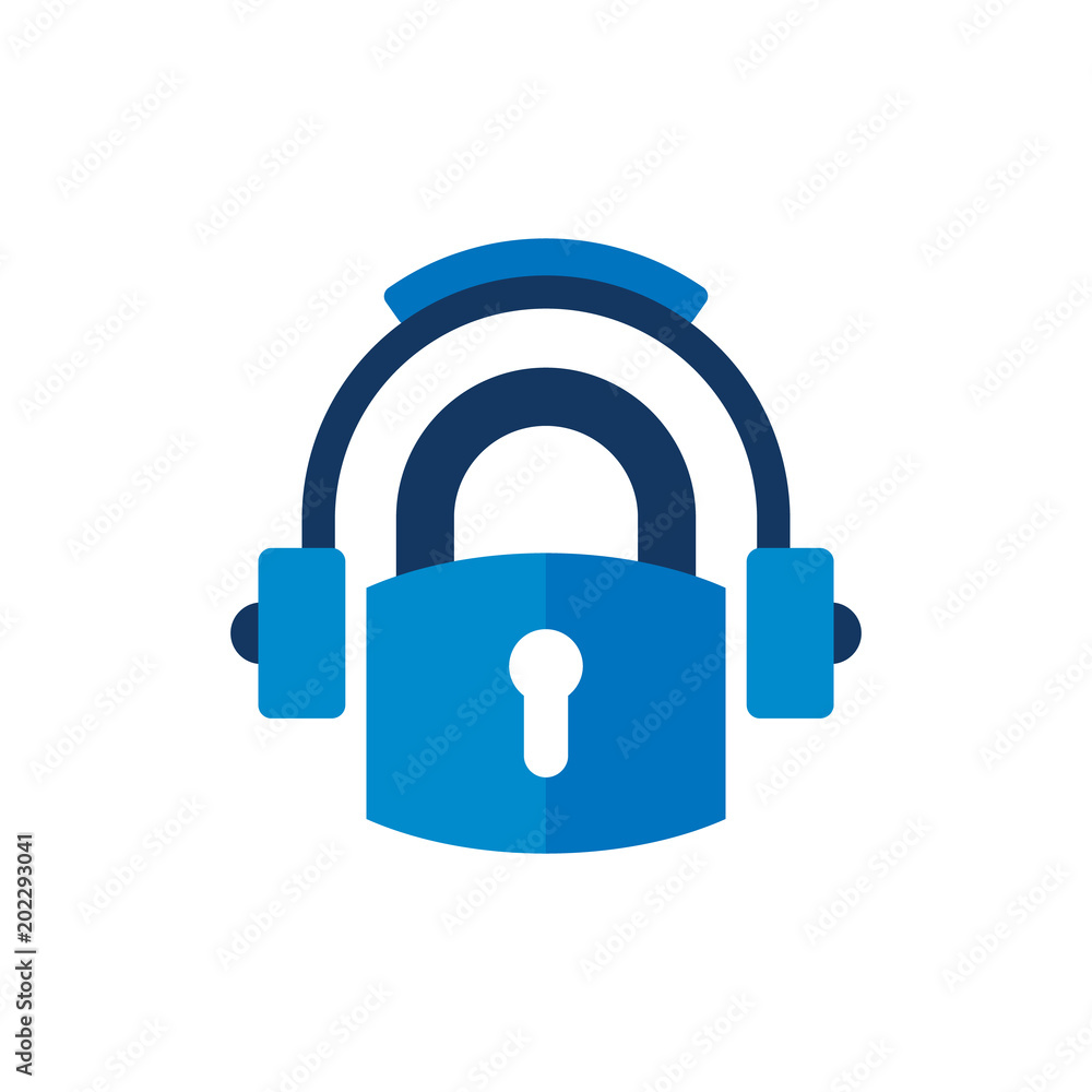 Security Music Logo Icon Design Security Music Logo Icon Design