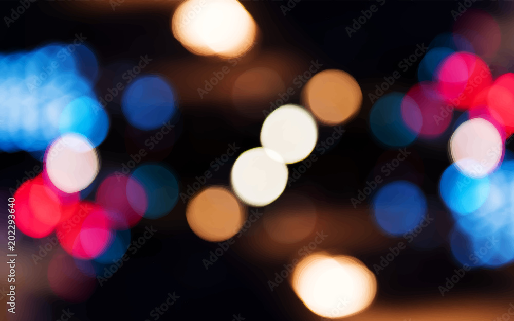 Illustration of light bokeh Illustration of light bokeh