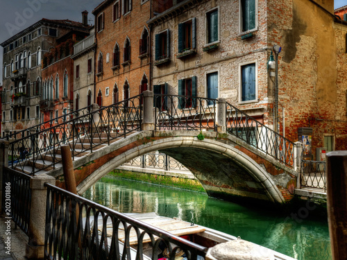 Venise, pont au-dessus d'un canal