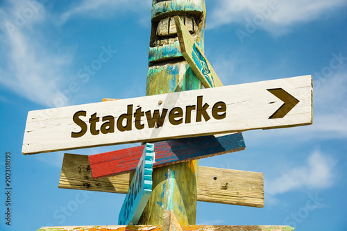 Schild 282 - Stadtwerke photo