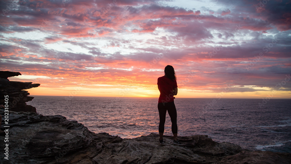 Fototapeta premium Sunrise in shark point