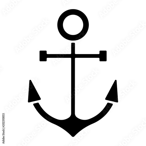 Meer und Küste Icon - Anker